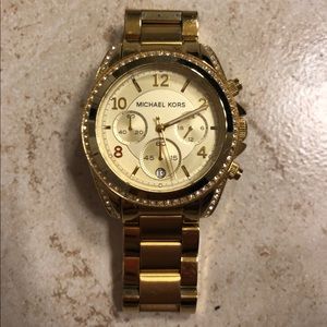 Gold Micheal Kors Watch